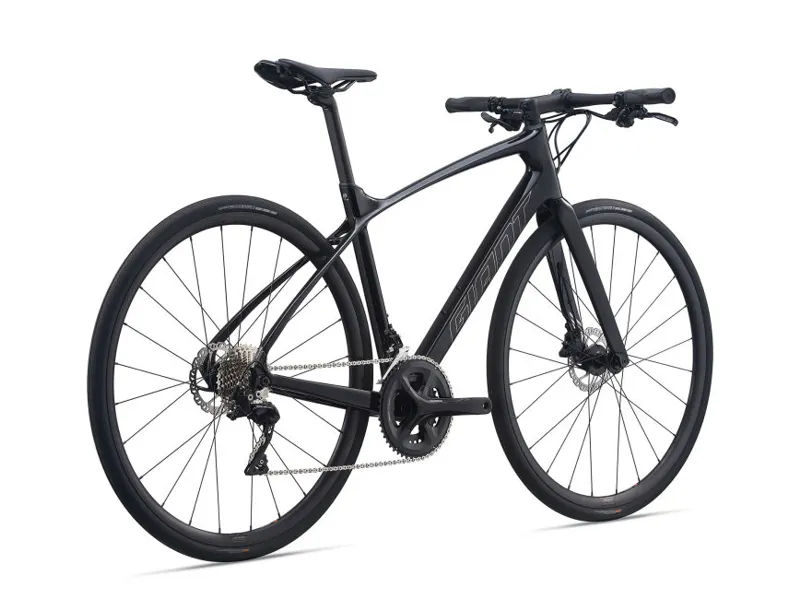 2021 Giant FastRoad Advanced 1 Hybrid Bike in Black-8