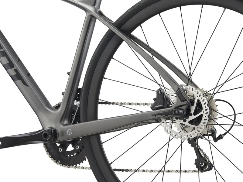 2021 Giant FastRoad Advanced 2 Hybrid Bike in Grey-1