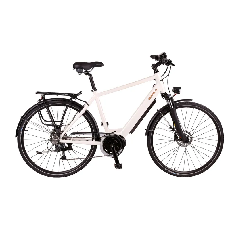 Batribike Gamma-X 10.4Ah/375Wh City eBike in White Shadow