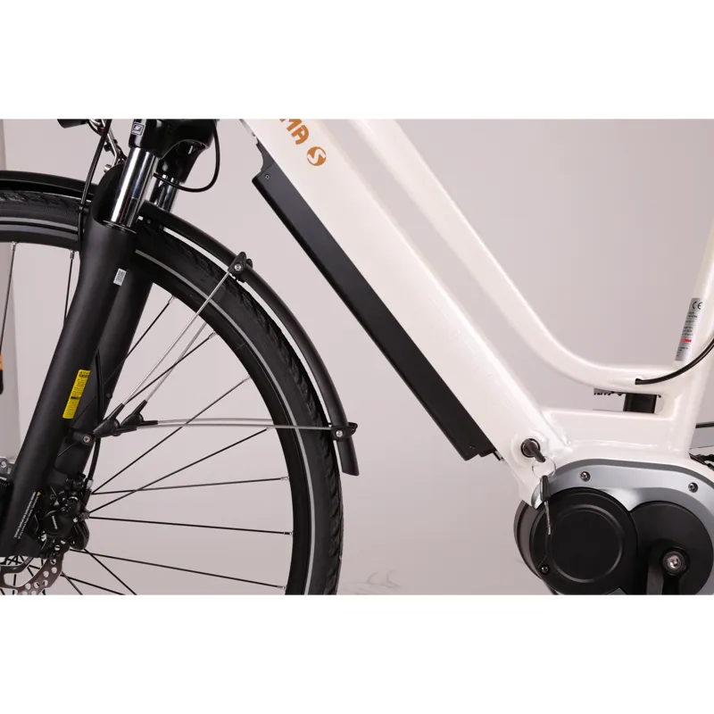 Batribike Gamma-X 10.4Ah/375Wh City eBike in White Shadow-1