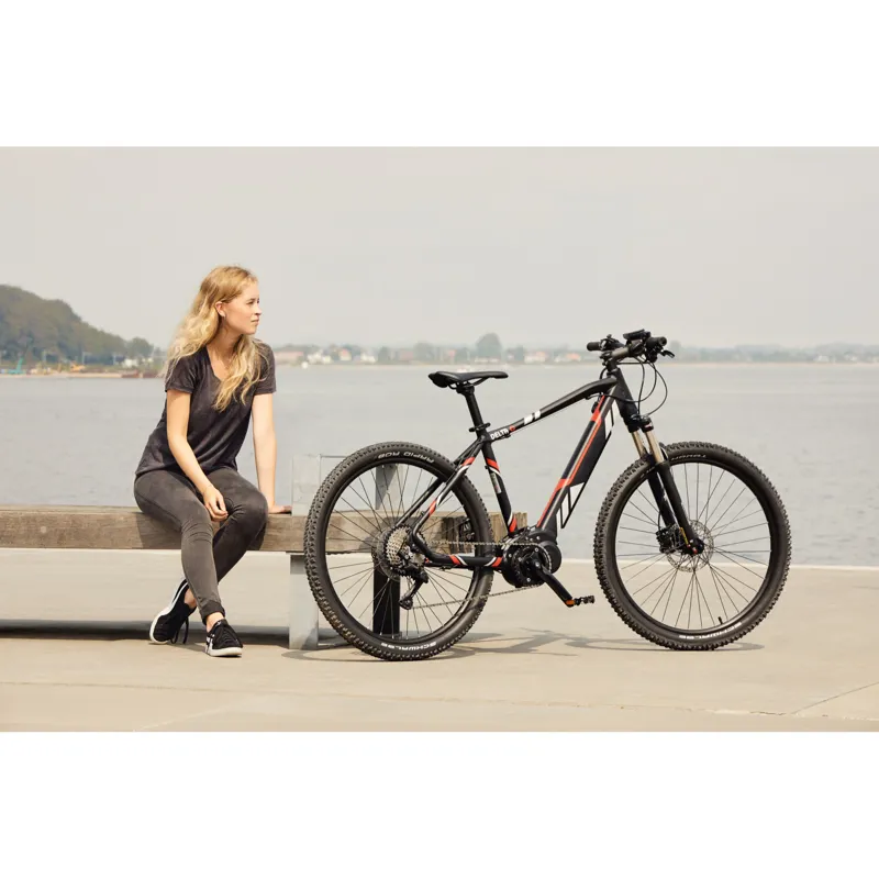 Batribike Delta Plus 12.8Ah/460wh Hardtail eMountain Bike in Black-1