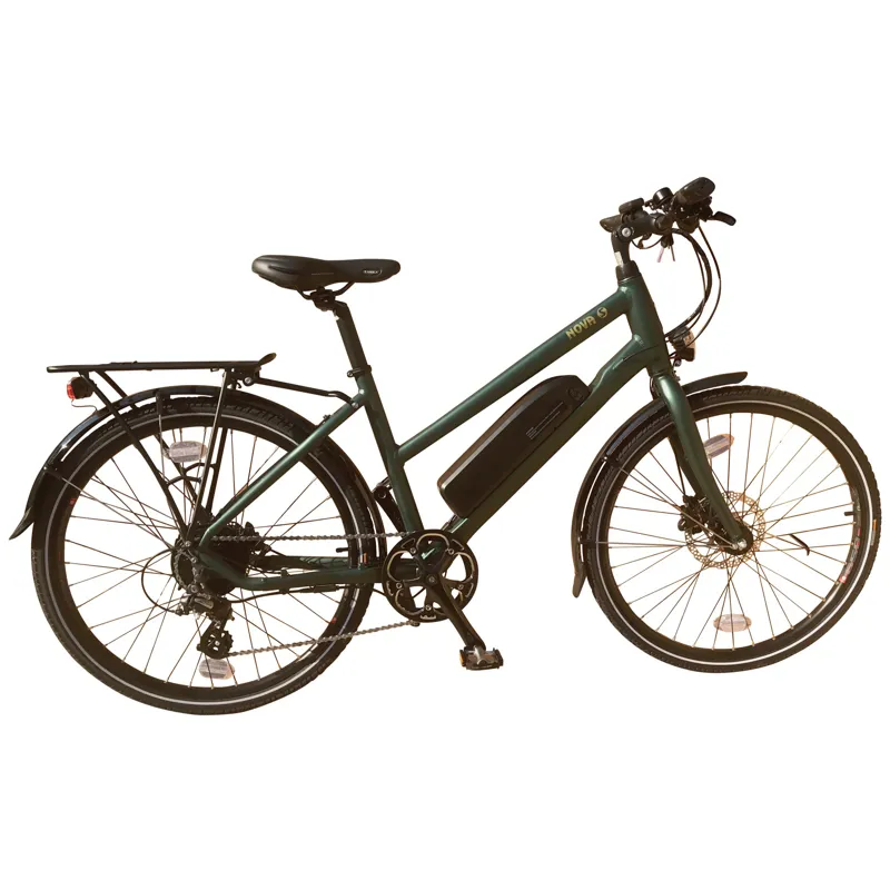 Batribike Nova-S 12.8Ah/460wh City eBike in Green Matt