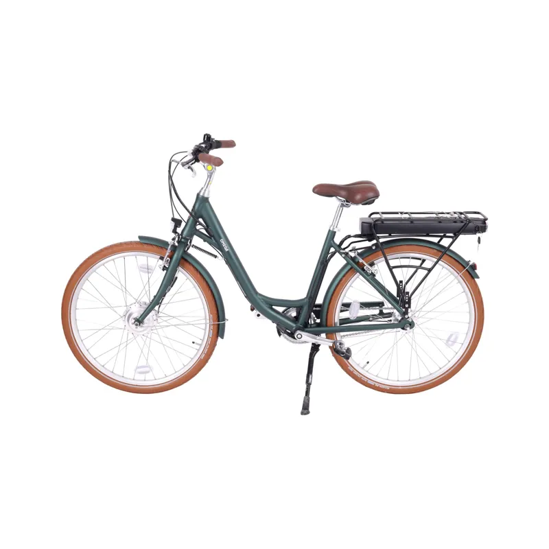 Batribike Omega 15.6Ah/560Wh Step-Through eBike in Green Matt-1