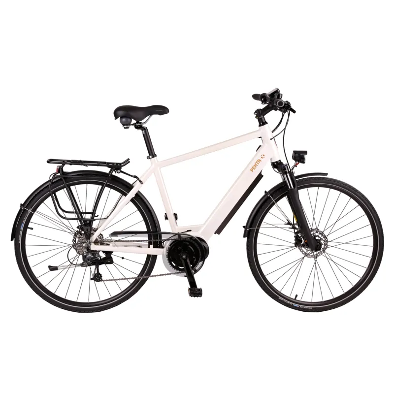 Batribike Penta-X 10.4Ah/375Wh Hybrid eBike in White Shadow