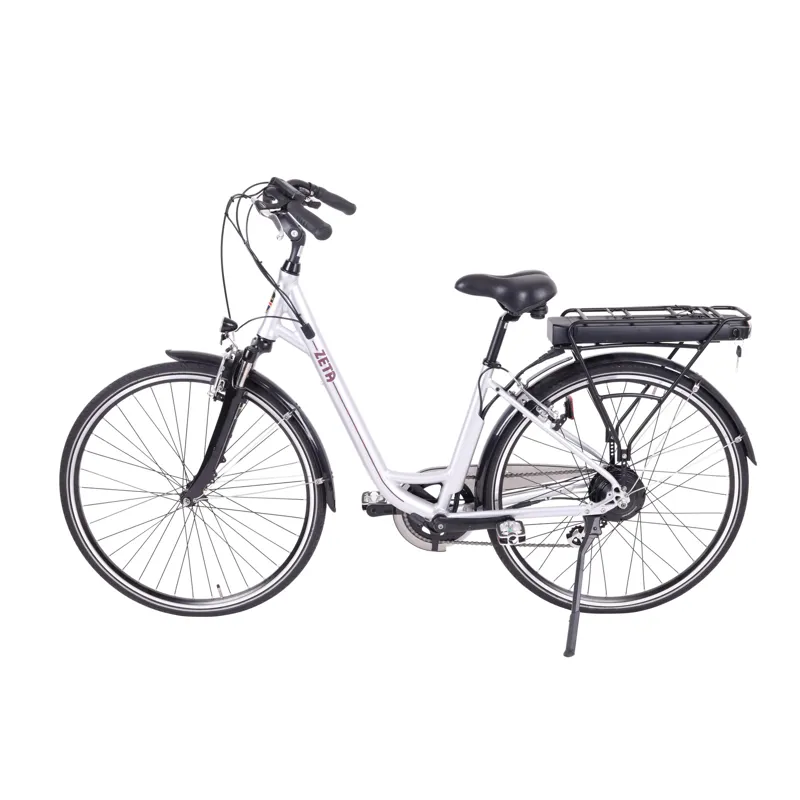 Batribike Zeta 6.6Ah/240Wh Step-Through City eBike in Luna Silver-1