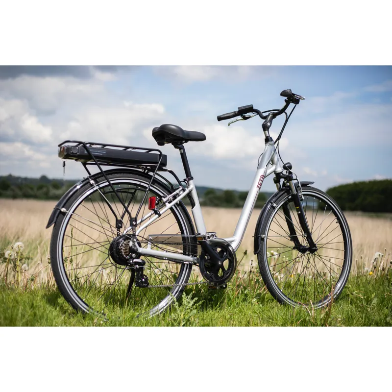 Batribike Zeta 6.6Ah/240Wh Step-Through City eBike in Luna Silver-2
