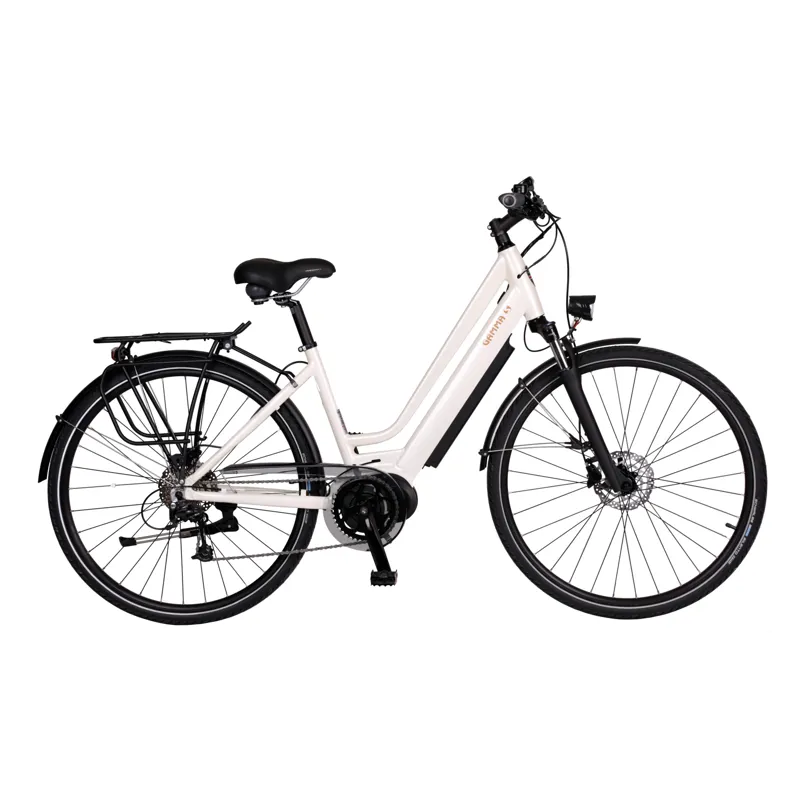 Batribike Gamma-S 7.8Ah/280Wh Womens City eBike in White Shadow
