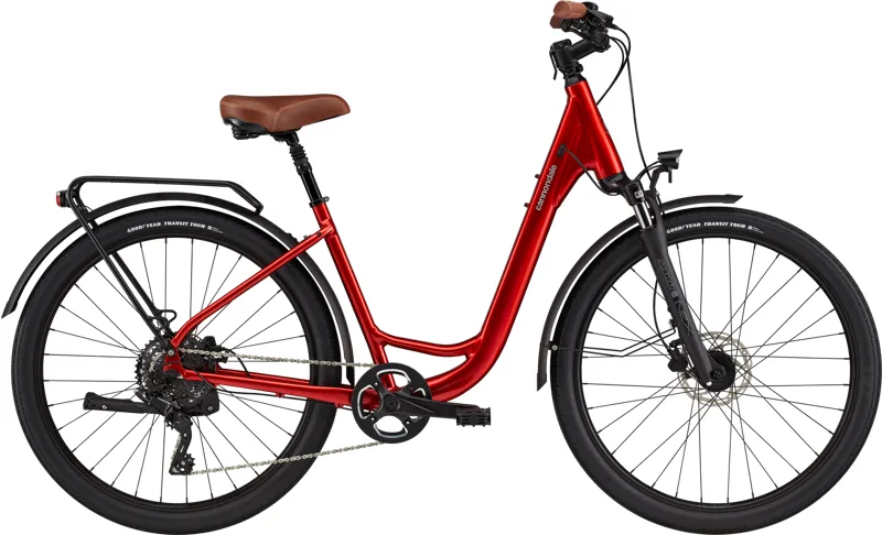 2021 Cannondale Adventure EQ Fitness Bike in Candy Red