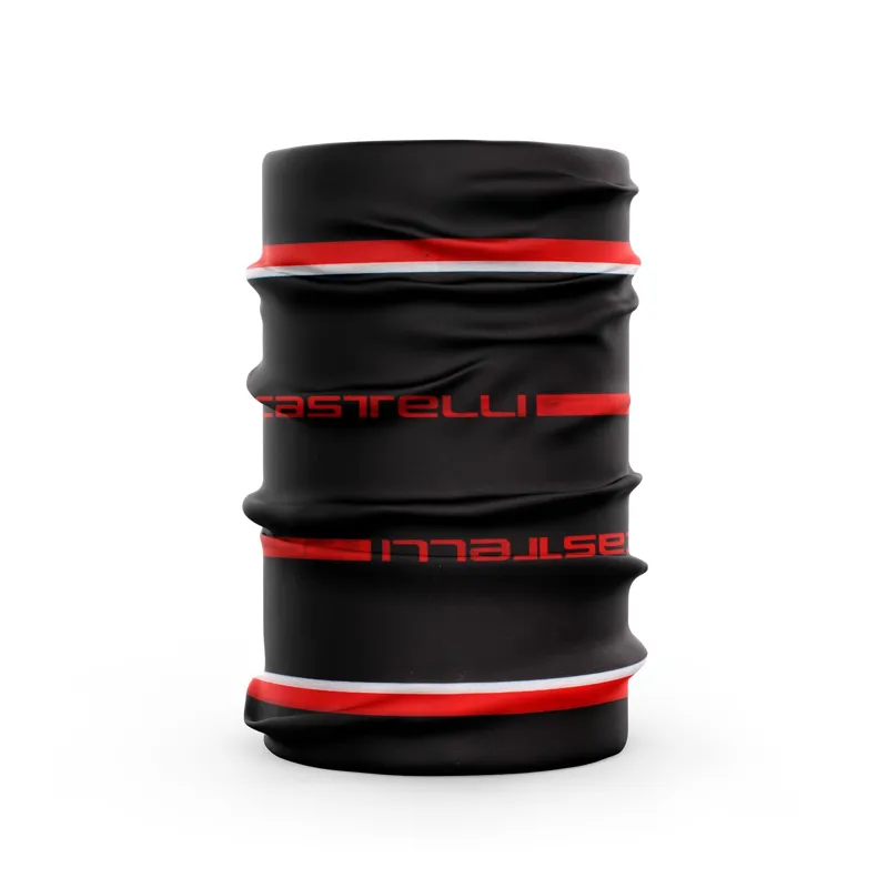 Castelli Como Neck Warmer in Black/Red/White