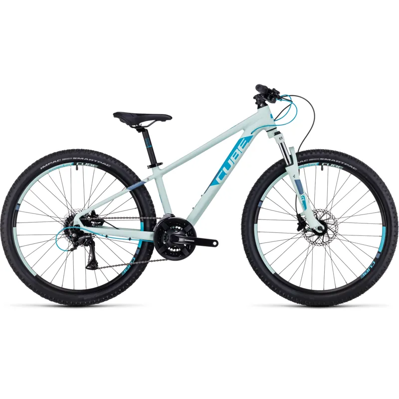 Cube Acid 260 Disc Kids Mountain Bike in Mint/Blue