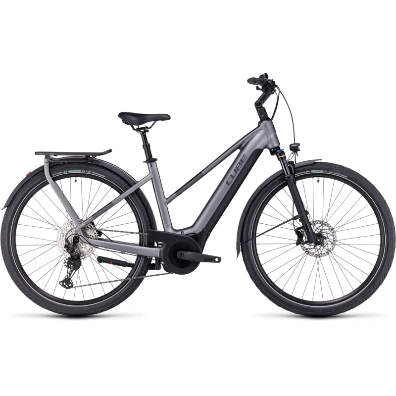 Cube Touring EXC Urban Bike in Grey/Metal-1