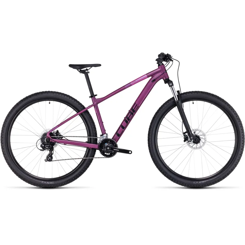 Cube Access WS Mountain Bike in Dark Purple/Pink
