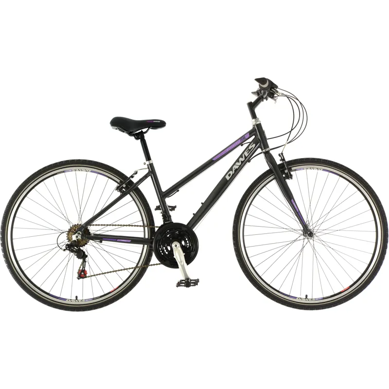 Dawes Discovery Trail Low Step Hybrid Bike in Grey