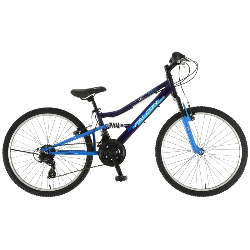 Falcon Siren G24 Childrens Bike in Purple/Blue