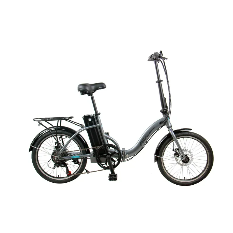 Falcon Crest 20in Electric Folding Bike in Grey