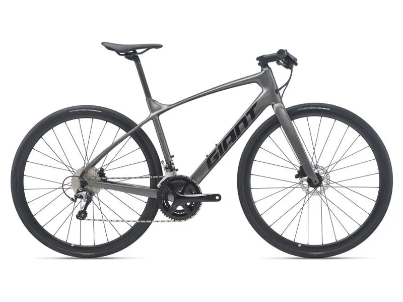 2021 Giant FastRoad Advanced 2 Hybrid Bike in Grey