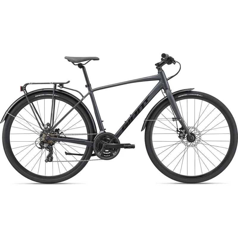 Giant Escape 3 City Disc Hybrid Bike in Black