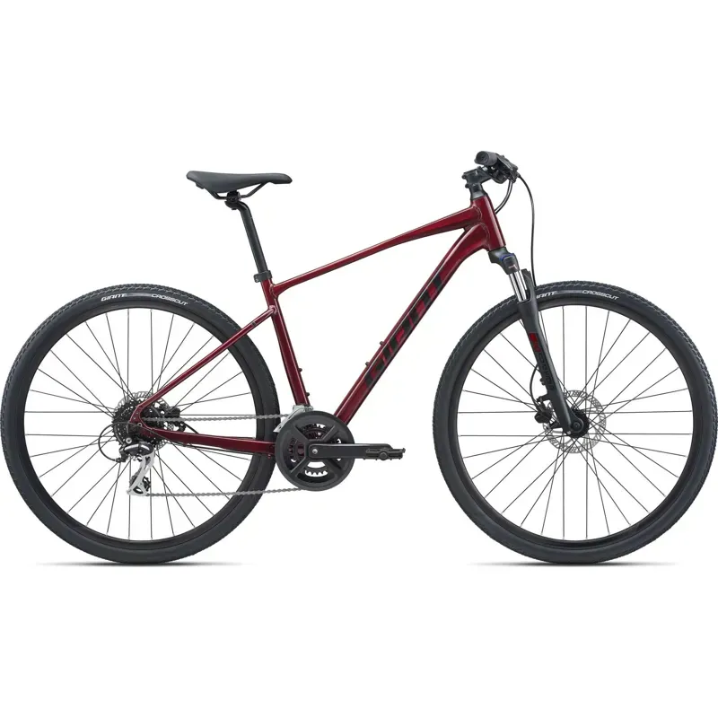 2022 Giant Roam 3 Disc Hybrid Bike in Garnet