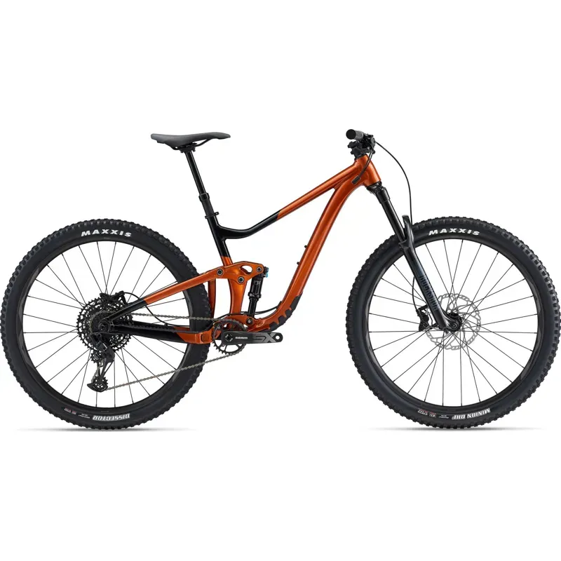 2022 Giant Trance X 29 2 Trail Bike in Amber Glow/Black
