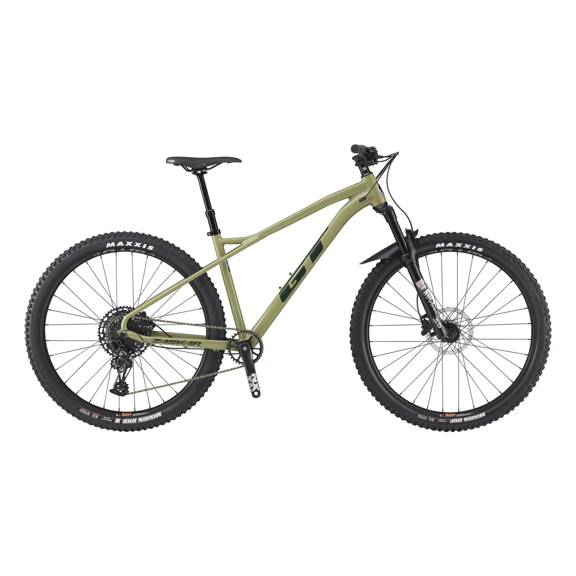 2021 GT Zaskar LT Al Expert Mountain Bike in Green