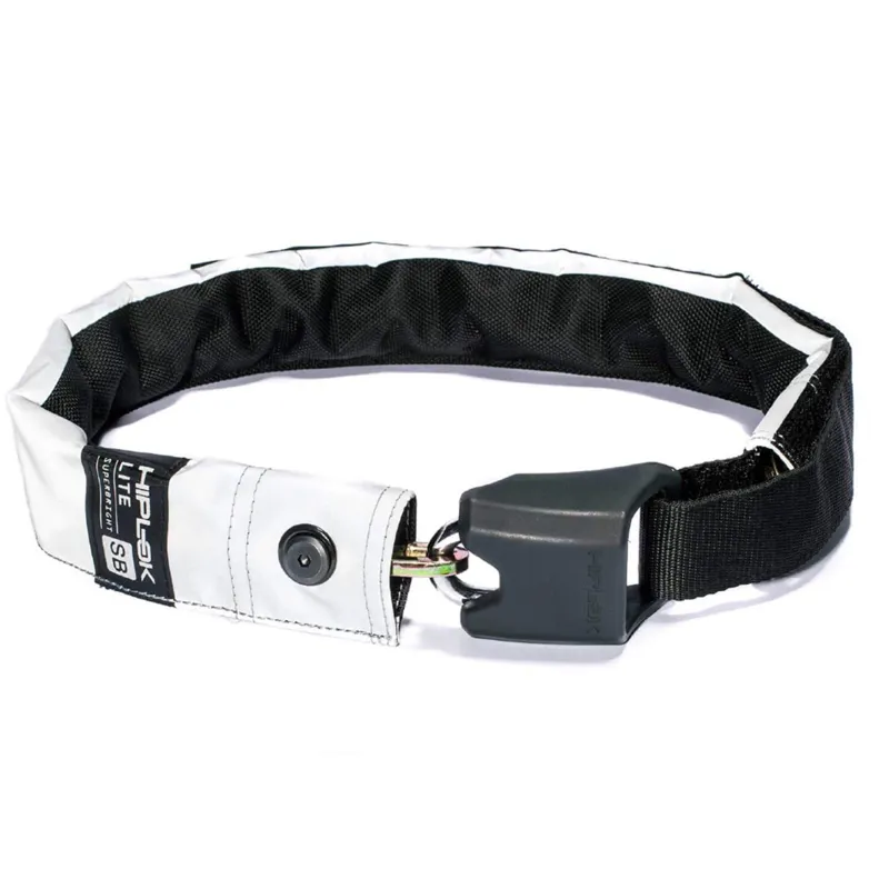 Hiplok Lite 6x750mm Wearable HiViz Chain Lock in White