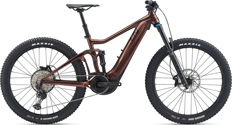 2020 Liv Intrigue E+ 1 Pro-S Womens Electric Mountain Bike in Red