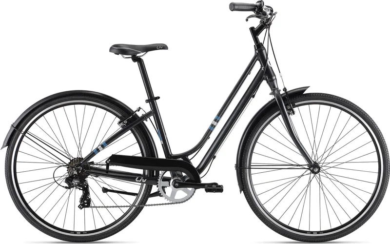 2021 Liv Flourish 3 Hybrid Bike in Black