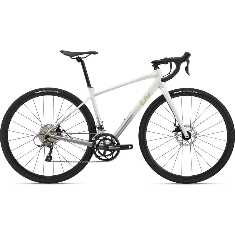2022 Liv Avail AR 4 Womens Endurance Road Bike in Snow Drift/Silver