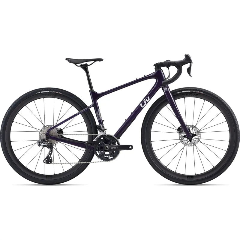 2022 Liv Devote Advanced Pro Gravel Bike in Dark Purple