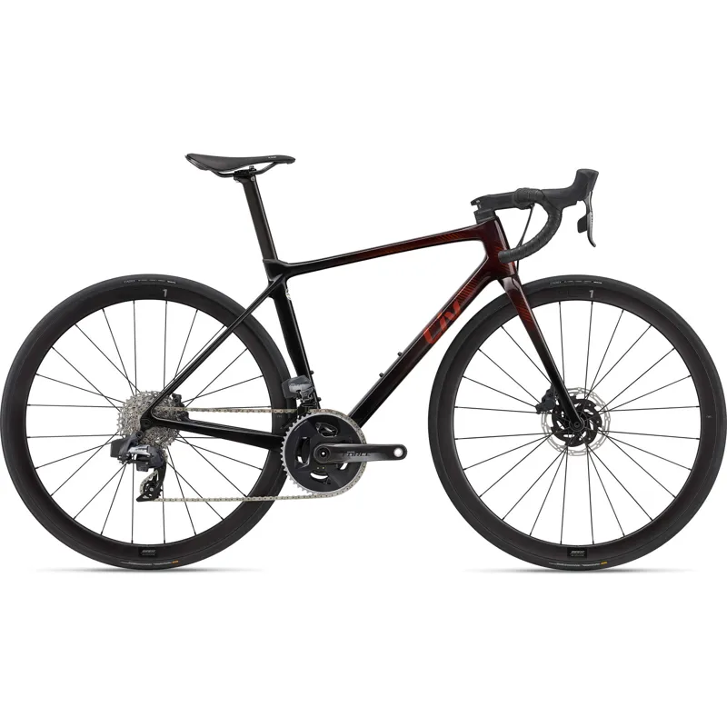 2022 Liv Langma Advanced Pro 0 Disc-AXS Road Bike in Carbon Smoke