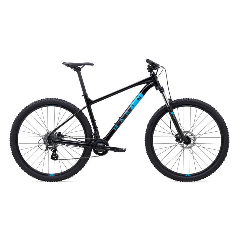 Marin Bobcat Trail 3 29 Mountain Bike in Gloss Black/Charcoal/Cyan