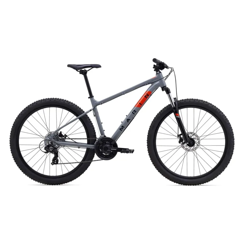 Marin Bolinas Ridge 1 27.5 Mountain Bike in Grey/Black/Roarange