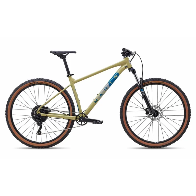 Marin Bobcat Trail 4 29 Mountain Bike in Gloss Tan/Blue-Green/Grey