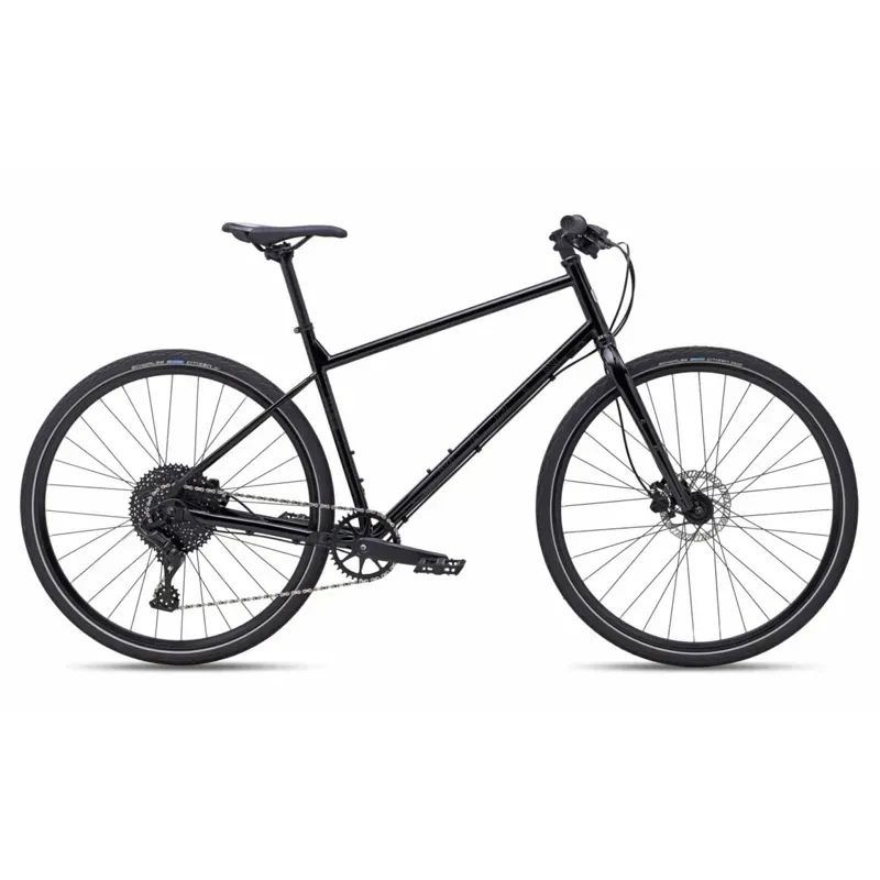Marin Muirwoods 29er Hybrid Bike in Satin Black/Gloss Reflective Black