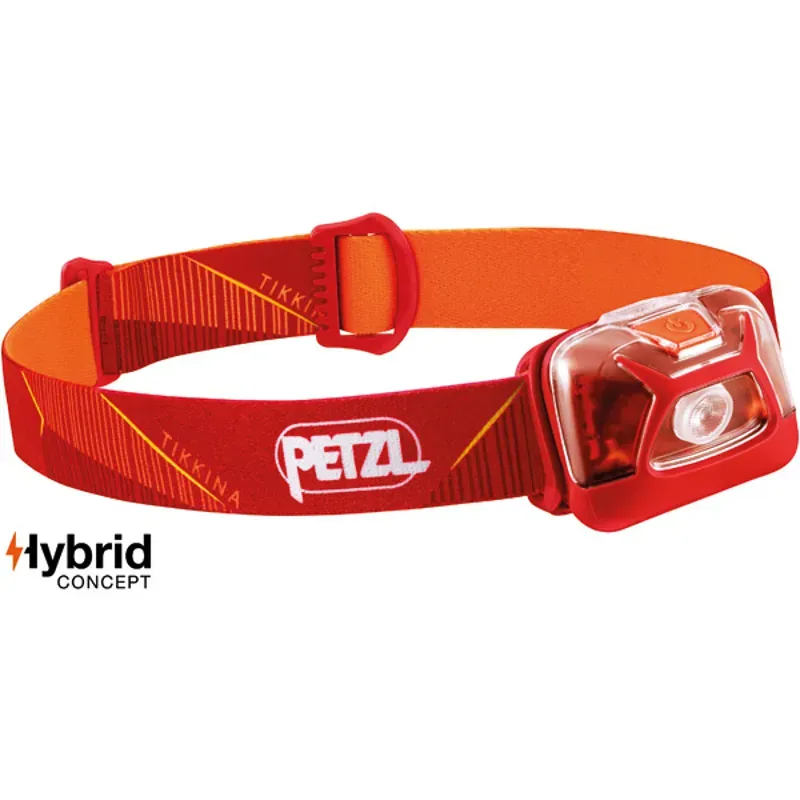 Petzl Tikkina 250 Lumen Head Torch in Red