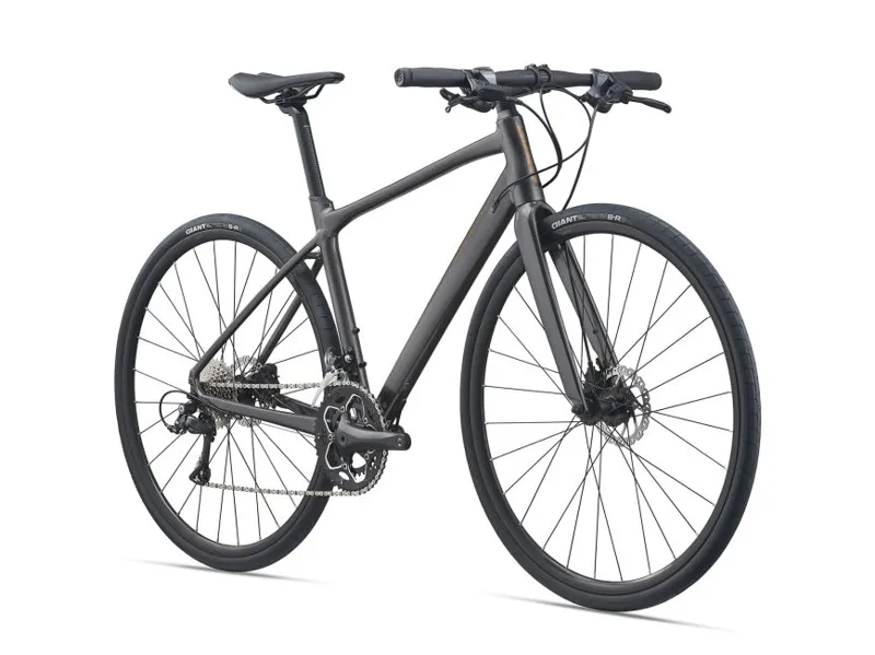 2021 Giant FastRoad SL 3 Disc Flat Bar Road Bike in Black-8