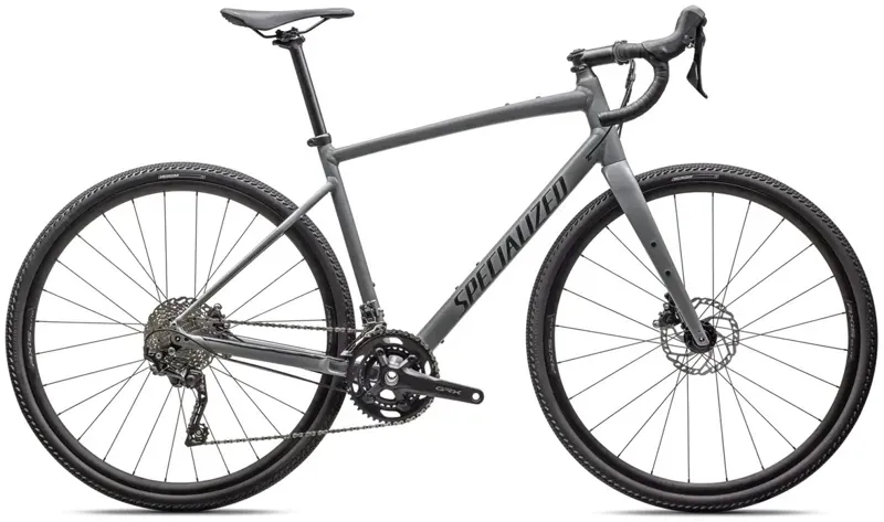 Specialized Diverge E5 Elite Gravel Bike In Satin Ashen/Obsidian