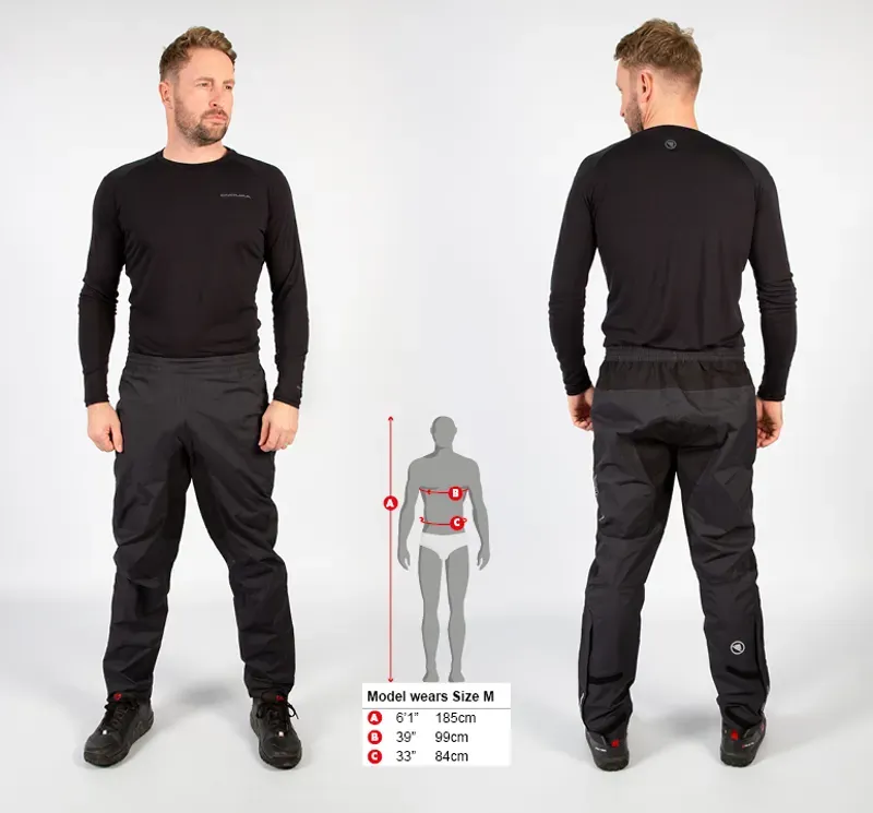 Endura Hummvee Waterproof Trousers In Black-1