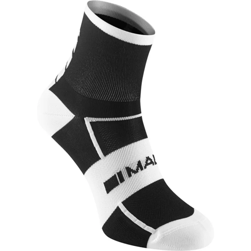 Madison Sportive Mens Mid 2PK Socks In Black
