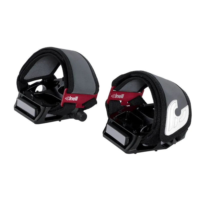 Cinelli Kink Toe Straps in Grey