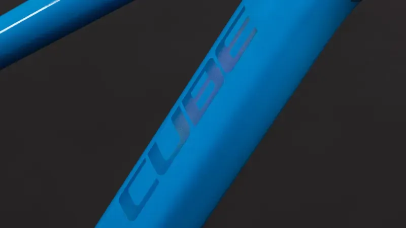 Cube Aim One Mountain Bike in Marlin Blue/Reflex-1