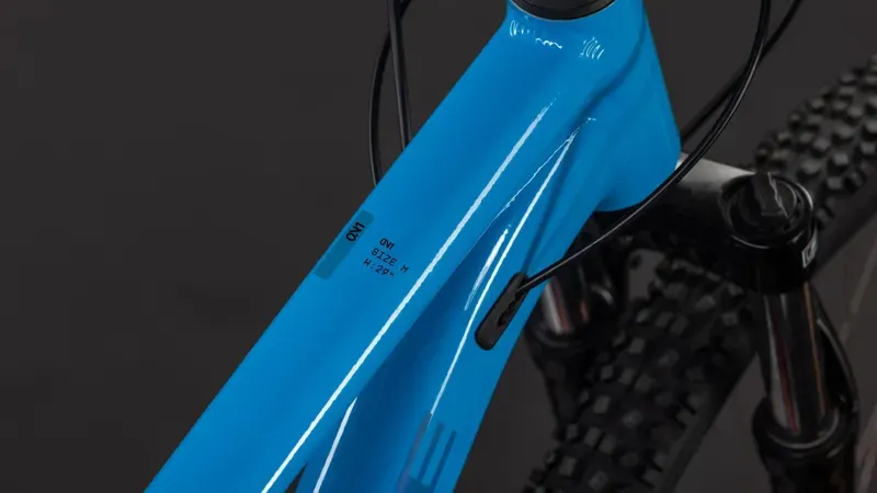 Cube Aim One Mountain Bike in Marlin Blue/Reflex-2