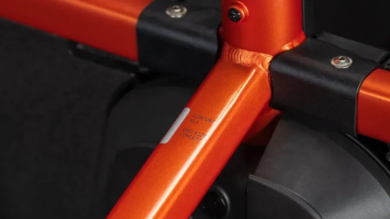 Cube Cargo Hybrid Comfort SLX 800 E-Cargo Bike In Rust Orange/Reflex-1