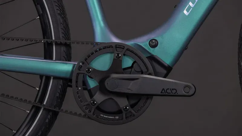 Cube Editor Hybrid SLT 400x Trapeze City E-Bike In Smaragd Grey/Prism-5