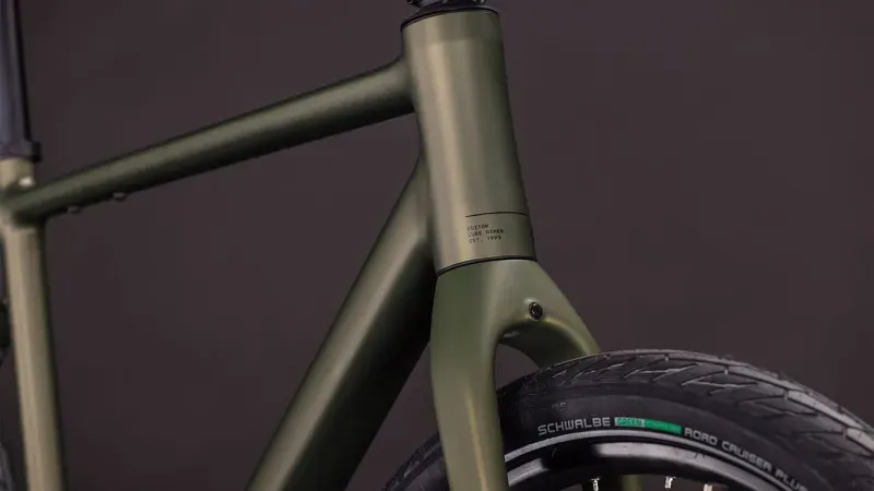 Cube Editor One Hybrid Bike in Reed Green/Black-5