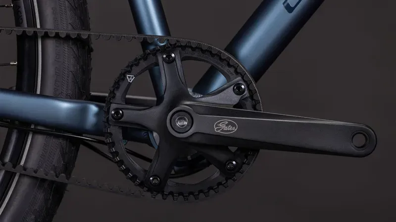 Cube Editor Pro Hybrid Bike in Mineral Blue/Chrome-5