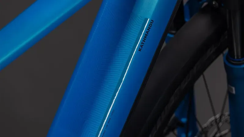 Cube Kathmandu Hybrid Comfort Pro 800 eHybrid Bike in Azure/Black-5