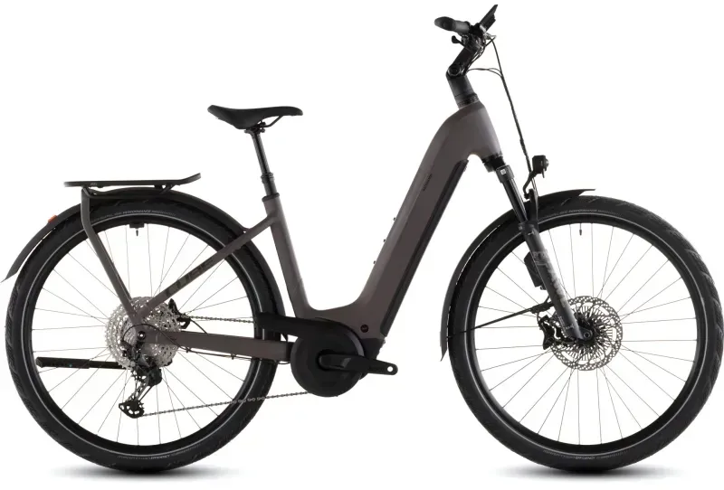 Cube Kathmandu Hybrid EXC 800 eHybrid Bike in Cedar/Chrome-2
