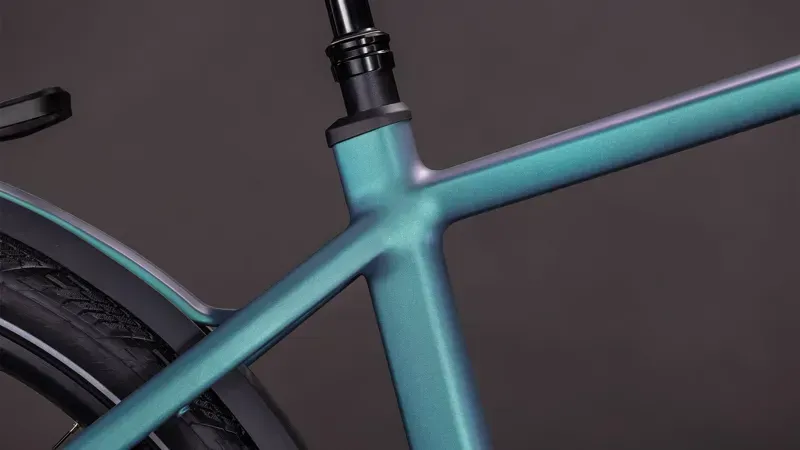 Cube Kathmandu Hybrid EXC 800 eHybrid Bike in Smaragd Grey/Prism-6