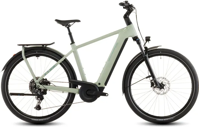 Cube Kathmandu Hybrid One 800 eHybrid Bike in Pea/Green